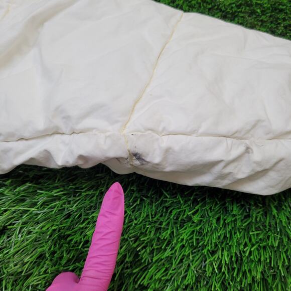 Vintage 90s Nautica Puffer Jacket Large 25x23 Cropped Baggy Quilted Outerwear - Picture 11 of 16